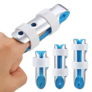 1pc Metal Finger Straightening Splint Brace for Broken Finger