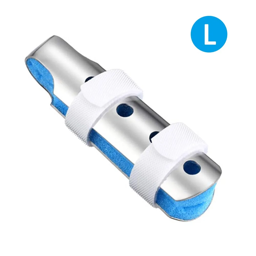 1pc Metal Finger Straightening Splint Brace for Broken Finger