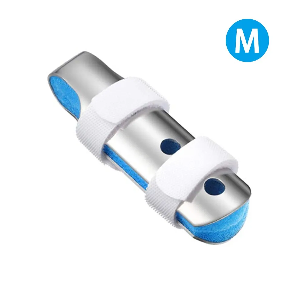 1pc Metal Finger Straightening Splint Brace for Broken Finger