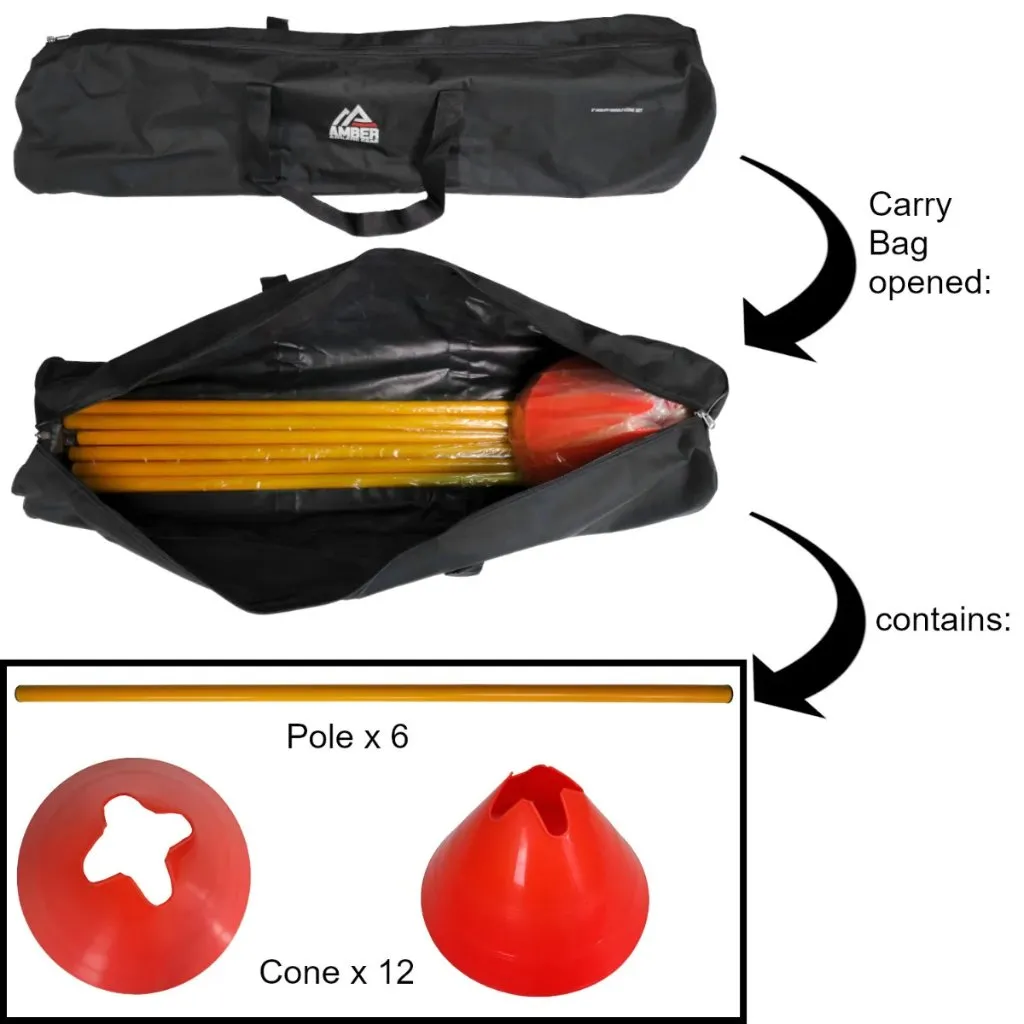 Agility Hurdle Cone Set (6")