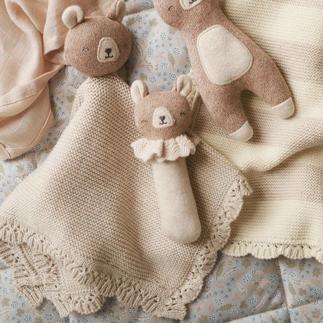 Avery Row Bear Cuddle Cloth