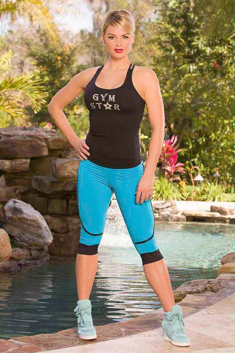 BlueFish Mesh Spin Capri