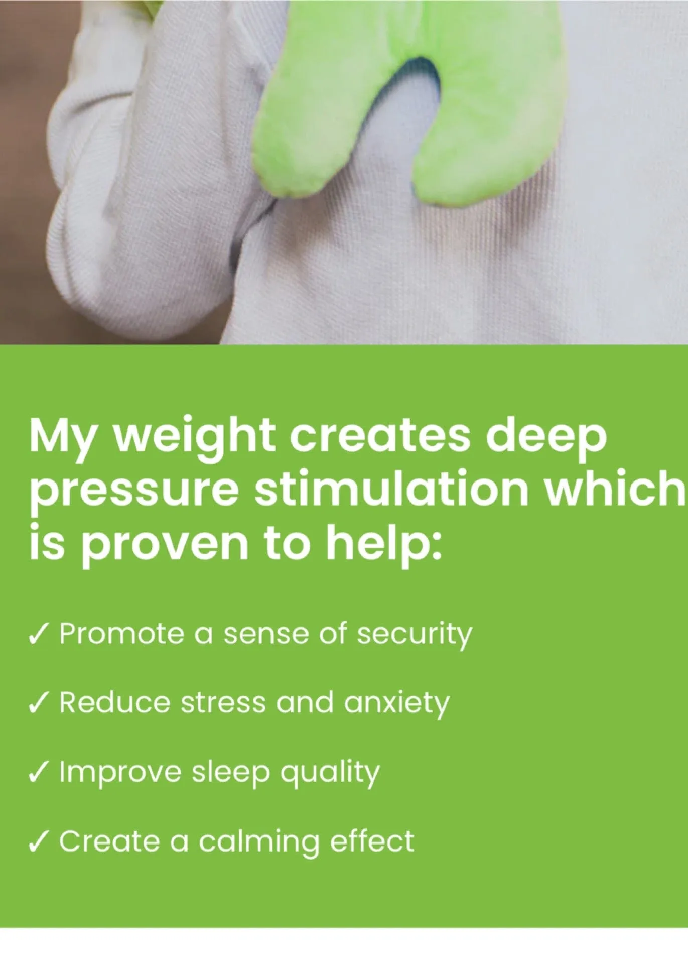 Bumpas Weighted Plush - A Good Hug