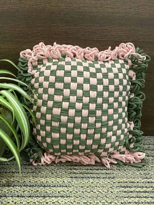 Cushions Olive Green And Pink