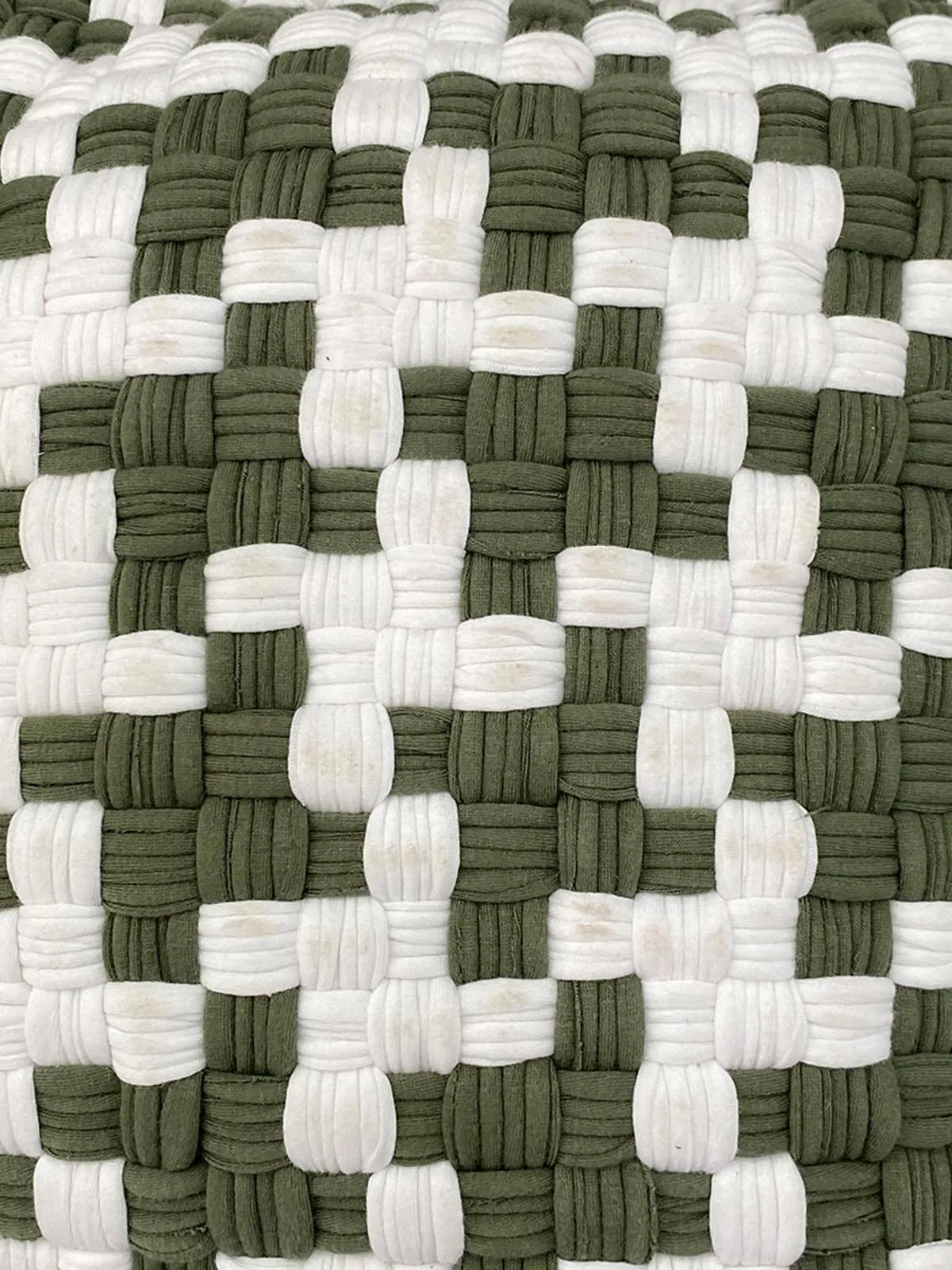 Cushions Olive Green And White
