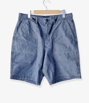 DESCENDANT/SPIN CHAMBRAY SHORTS (INDIGO)