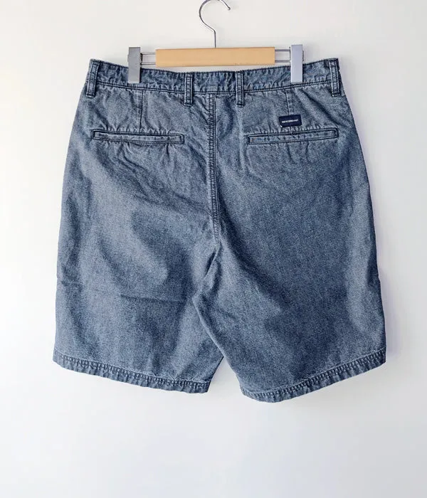 DESCENDANT/SPIN CHAMBRAY SHORTS (INDIGO)