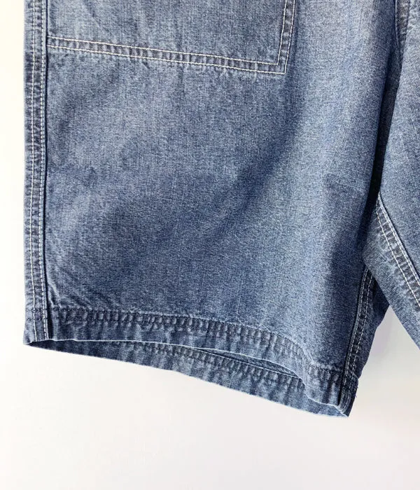 DESCENDANT/SPIN CHAMBRAY SHORTS (INDIGO)
