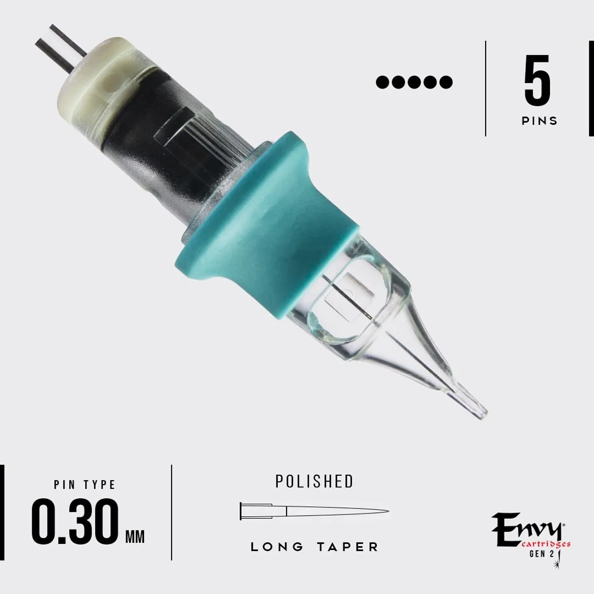 Envy Gen 2 - Flat Single Stacked Magnum Nano Cartridges
