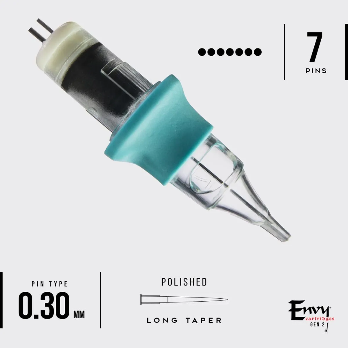 Envy Gen 2 - Flat Single Stacked Magnum Nano Cartridges