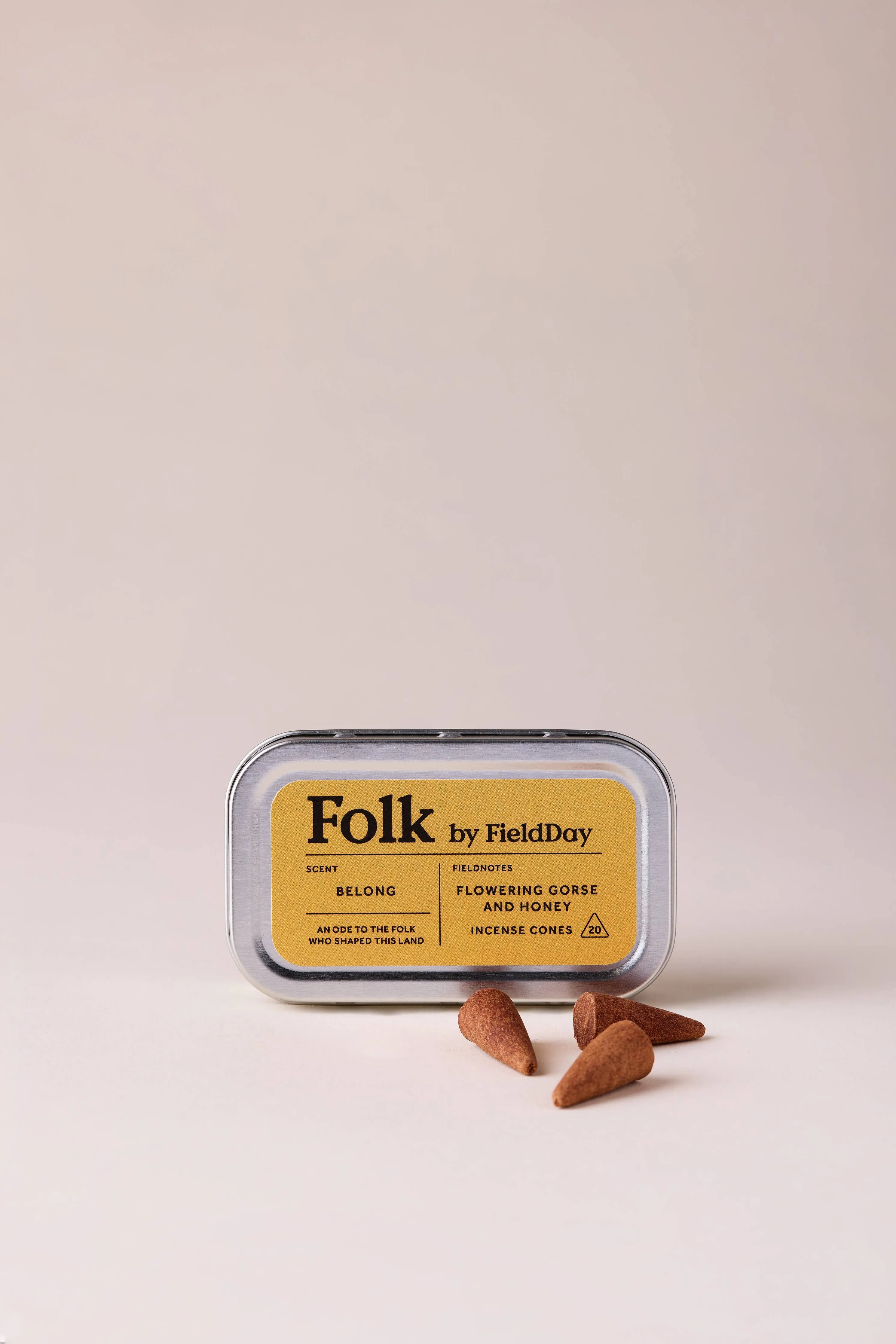FieldDay Belong Folk Incense Cones Tin