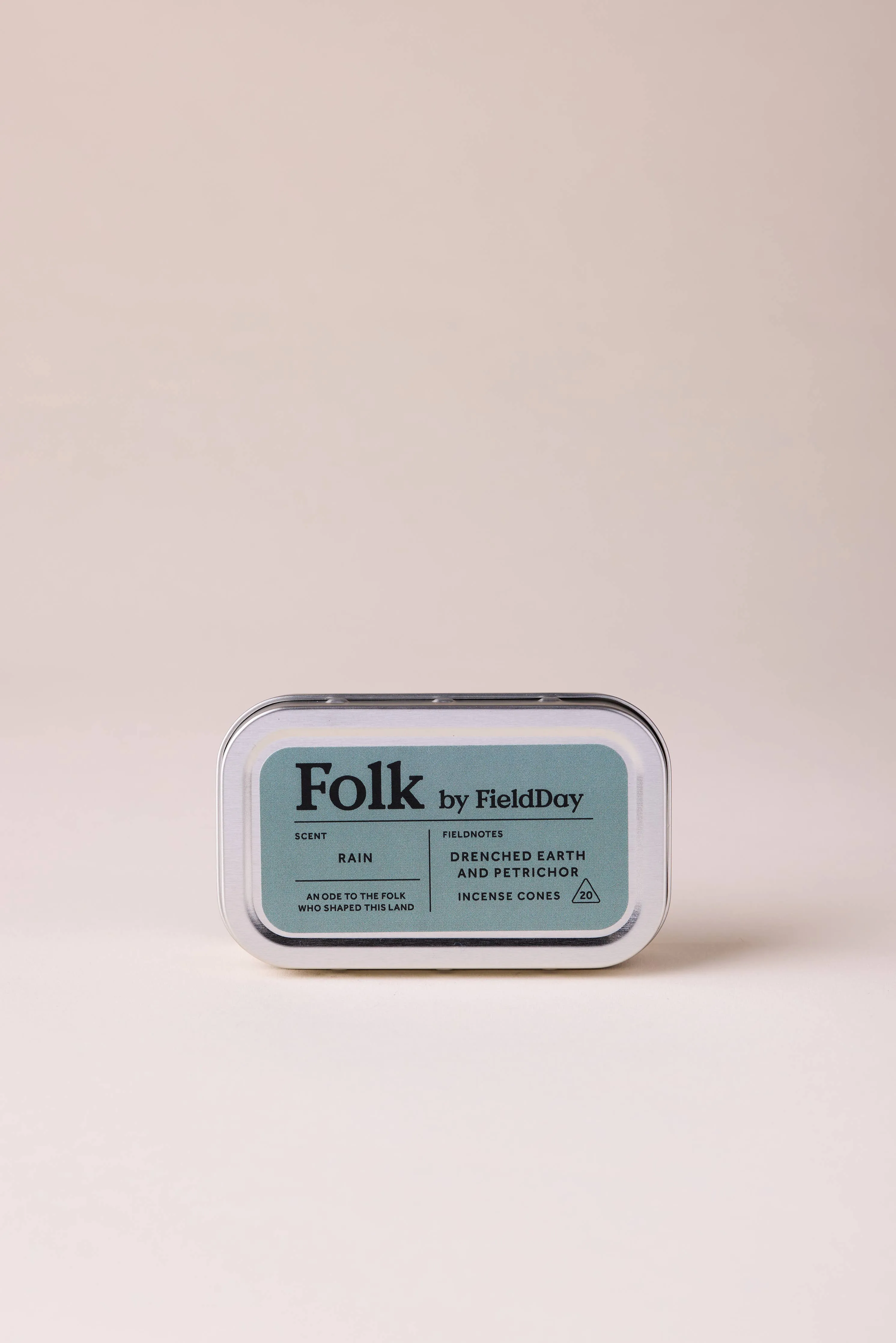 FieldDay Rain Folk Incense Cones Tin