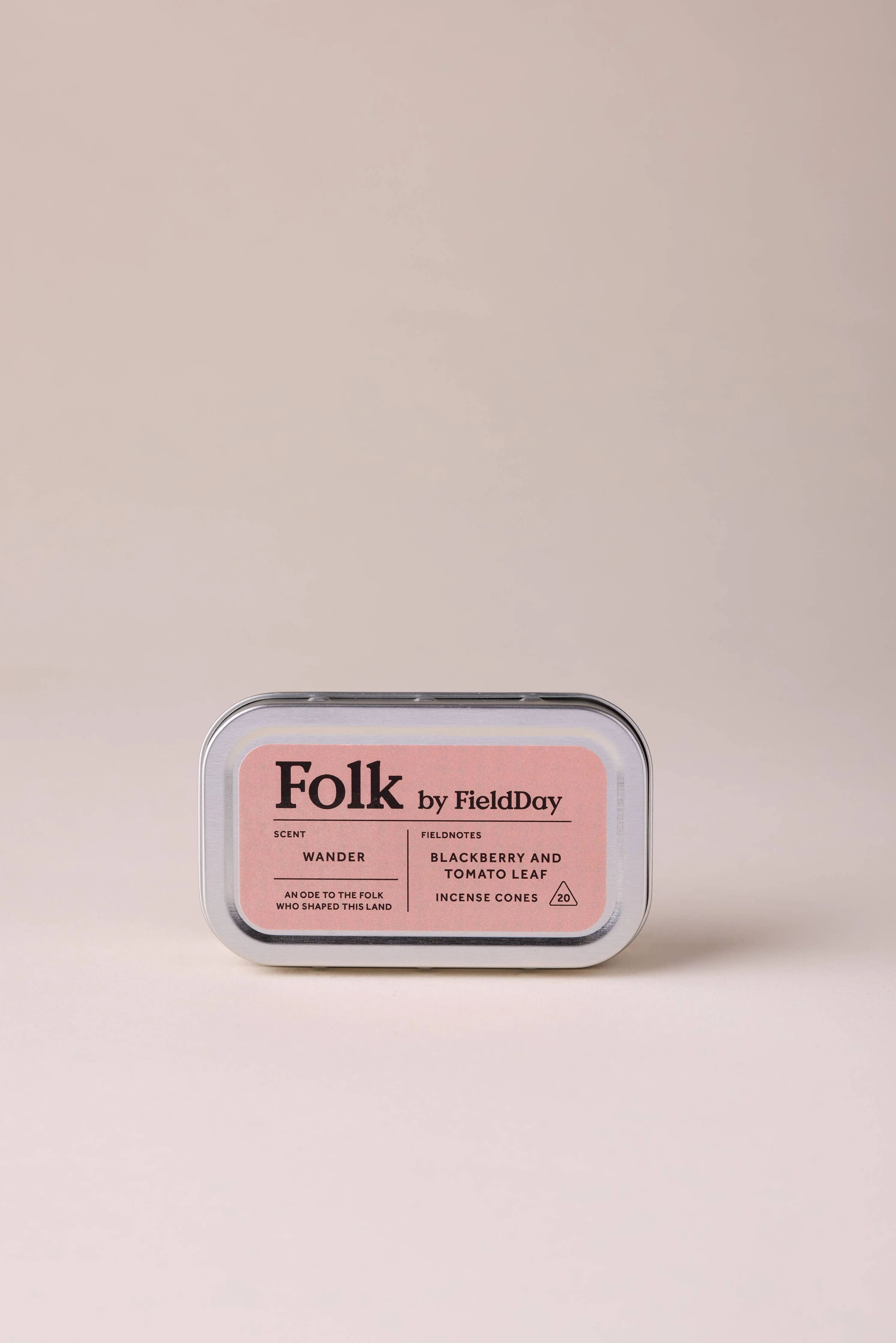 FieldDay Wander Folk Incense Cones Tin