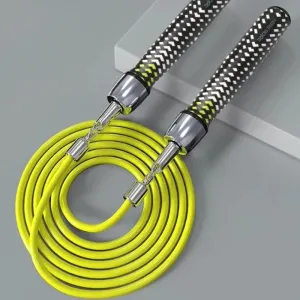 HEREROPE Weighted Jump Rope for Speed, Cardio, Boxing Fitness Workout, 1/4Lb Skipping Rope with Ball-Bearing, Comfortable & Ergonomic Grip, Tangle Free Cable, Jump Ropes for Men Women Fitness