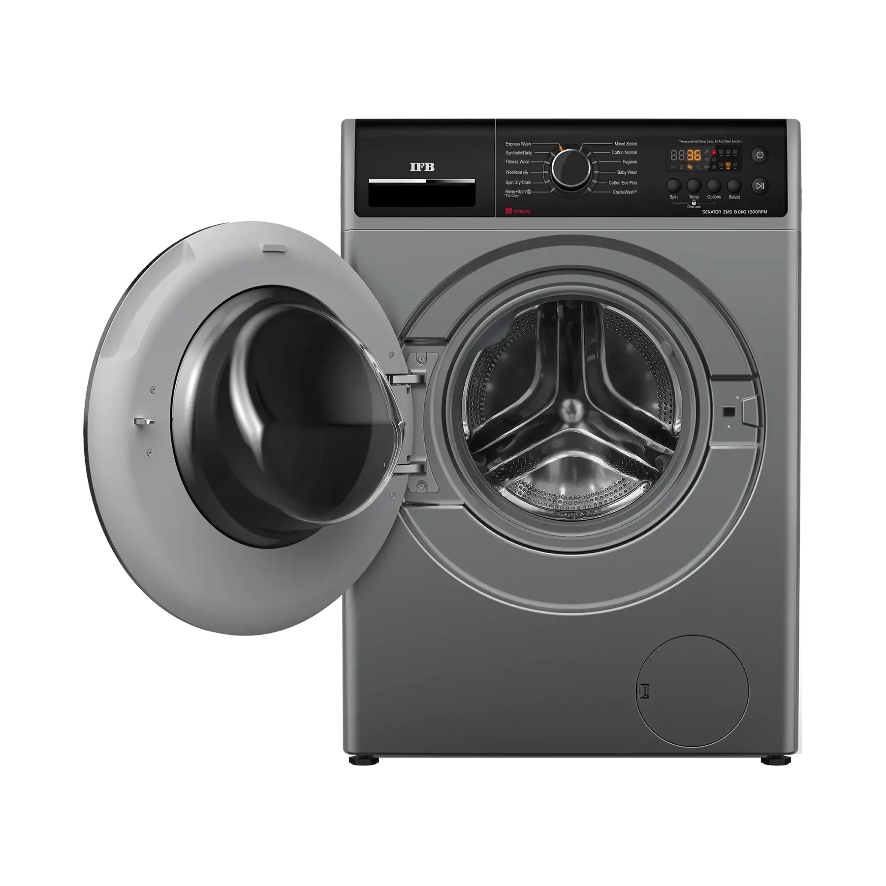 IFB  SENATOR ZMS 8012 8 kg Washing Machine Grey
