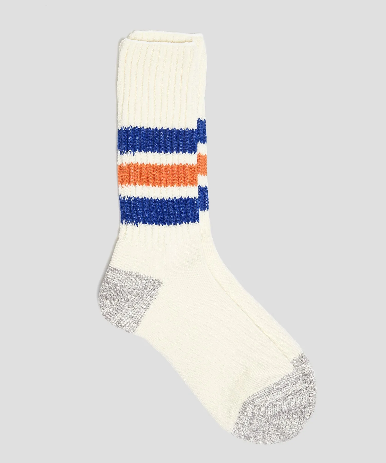 RoToTo Coarse Old School Ribbed Crew Socks