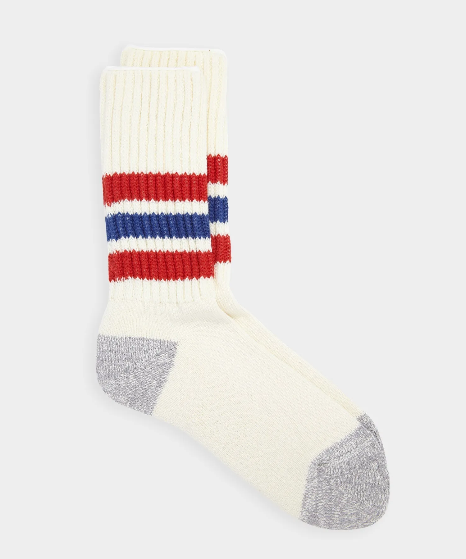 RoToTo Coarse Ribbed Old School Crew Socks