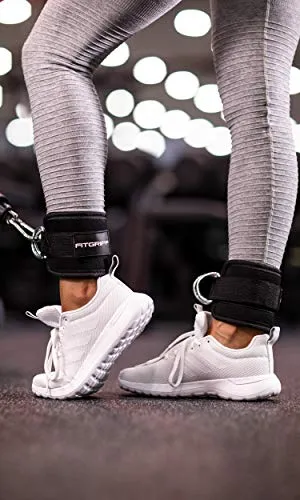 Sangle Cheville Musculation Poulie V1 - Ankle Straps pour Sport, Kickback, Entranement des Fessiers - Accessoires de Fitness pour Cable Machines