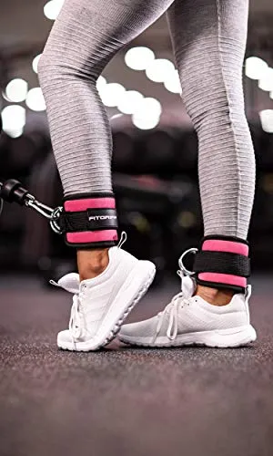 Sangle Cheville Musculation Poulie V1 - Ankle Straps pour Sport, Kickback, Entranement des Fessiers - Accessoires de Fitness pour Cable Machines