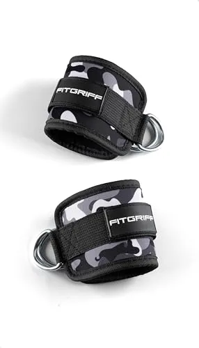 Sangle Cheville Musculation Poulie V1 - Ankle Straps pour Sport, Kickback, Entranement des Fessiers - Accessoires de Fitness pour Cable Machines