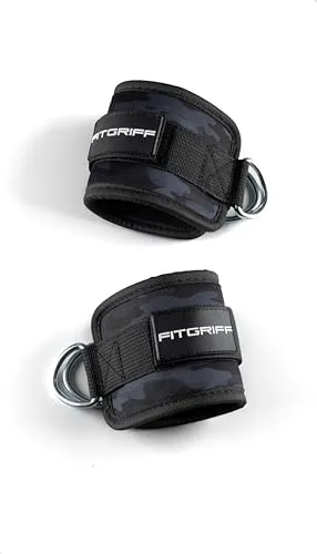 Sangle Cheville Musculation Poulie V1 - Ankle Straps pour Sport, Kickback, Entranement des Fessiers - Accessoires de Fitness pour Cable Machines