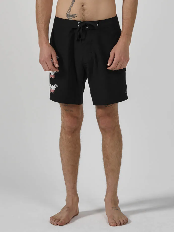 Speed Kills Boardshort - Black