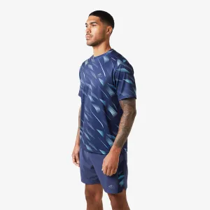 Speed Print Twinset | Navy