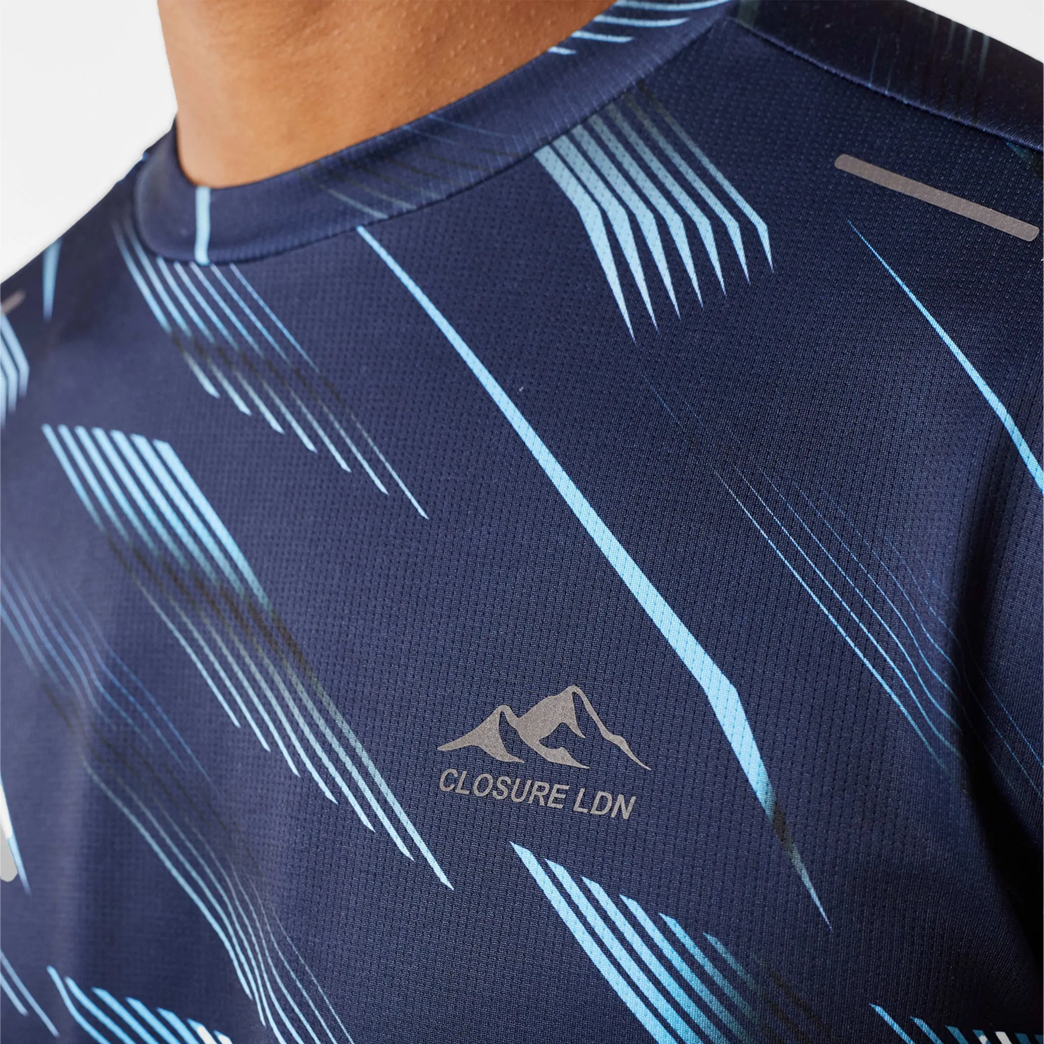Speed Print Twinset | Navy
